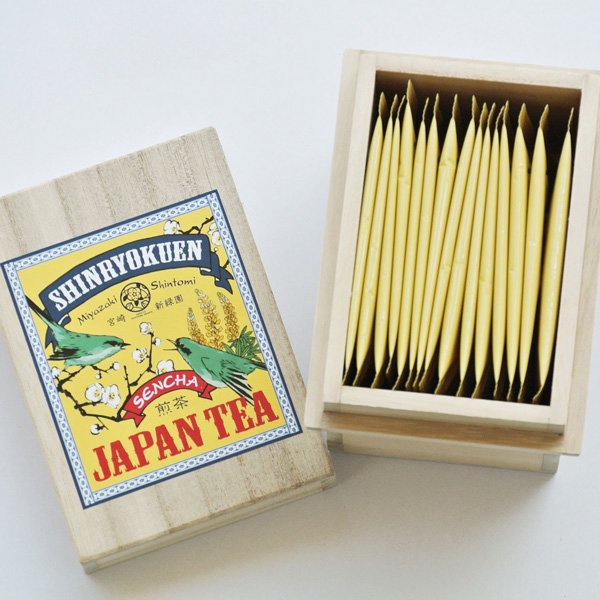 ミニ茶箱「空飛ぶお茶」煎茶ティーバッグ(個包装15p入)