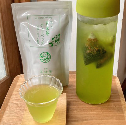 【TB】抹茶入り 玄米茶ティーバッグ(5g×20p)【GM6】(お湯・水出し兼用)