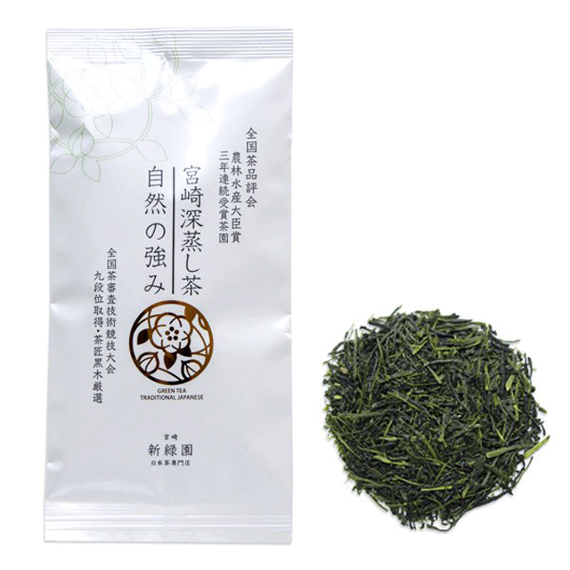 宮崎深蒸し茶 自然の強み 100g