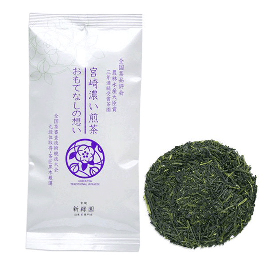 宮崎濃い煎茶 おもてなしの想い 100g