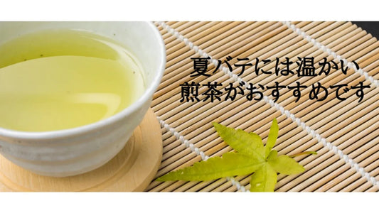 【日本茶コラム】夏バテには温かい煎茶がおすすめです