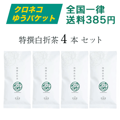 【クロネコゆうパケット】特撰白折茶４本セット【SR8×4】