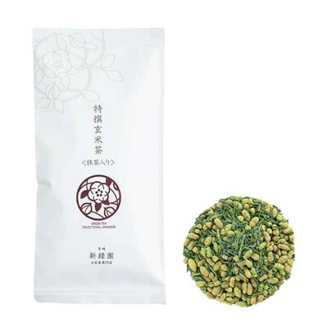 特撰玄米茶（抹茶入り）80g【GM7】