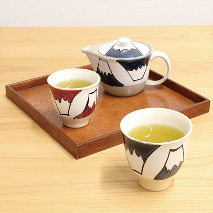 色釉富士 ポット（波佐見焼急須）